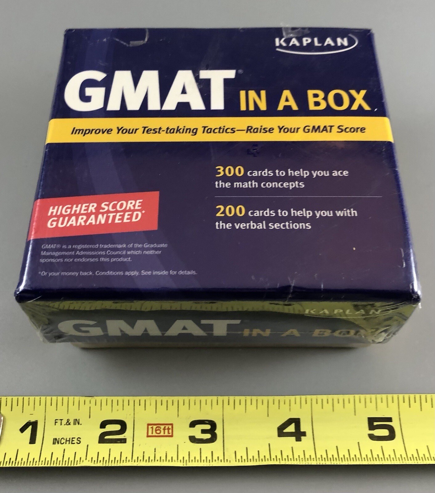GMAT in a Box by Kaplan Higher Education Staff (2010, Cards,Flash Cards) D3.2