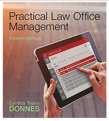 Mindtap Course List Ser.: Practical Law Office Management by Cynthia Traina…