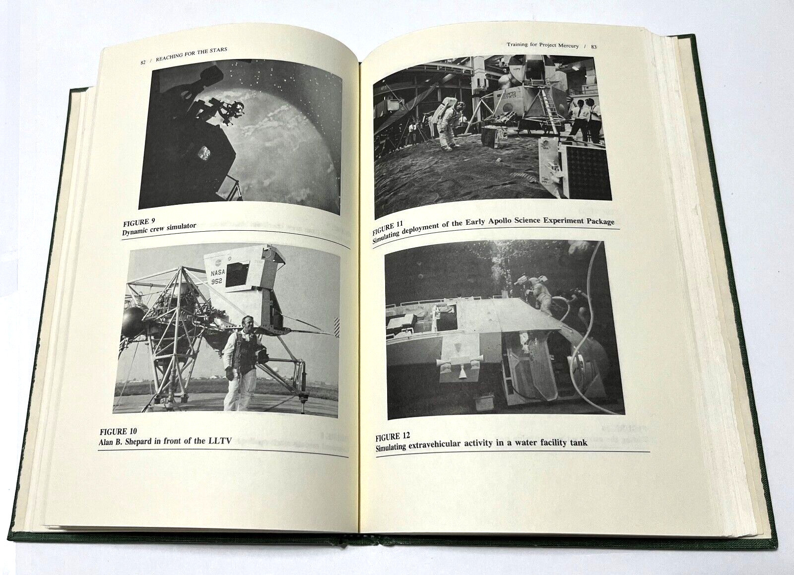 REACHING FOR THE STARS: The Story of Astronaut Training Lunar Landing Hardcover