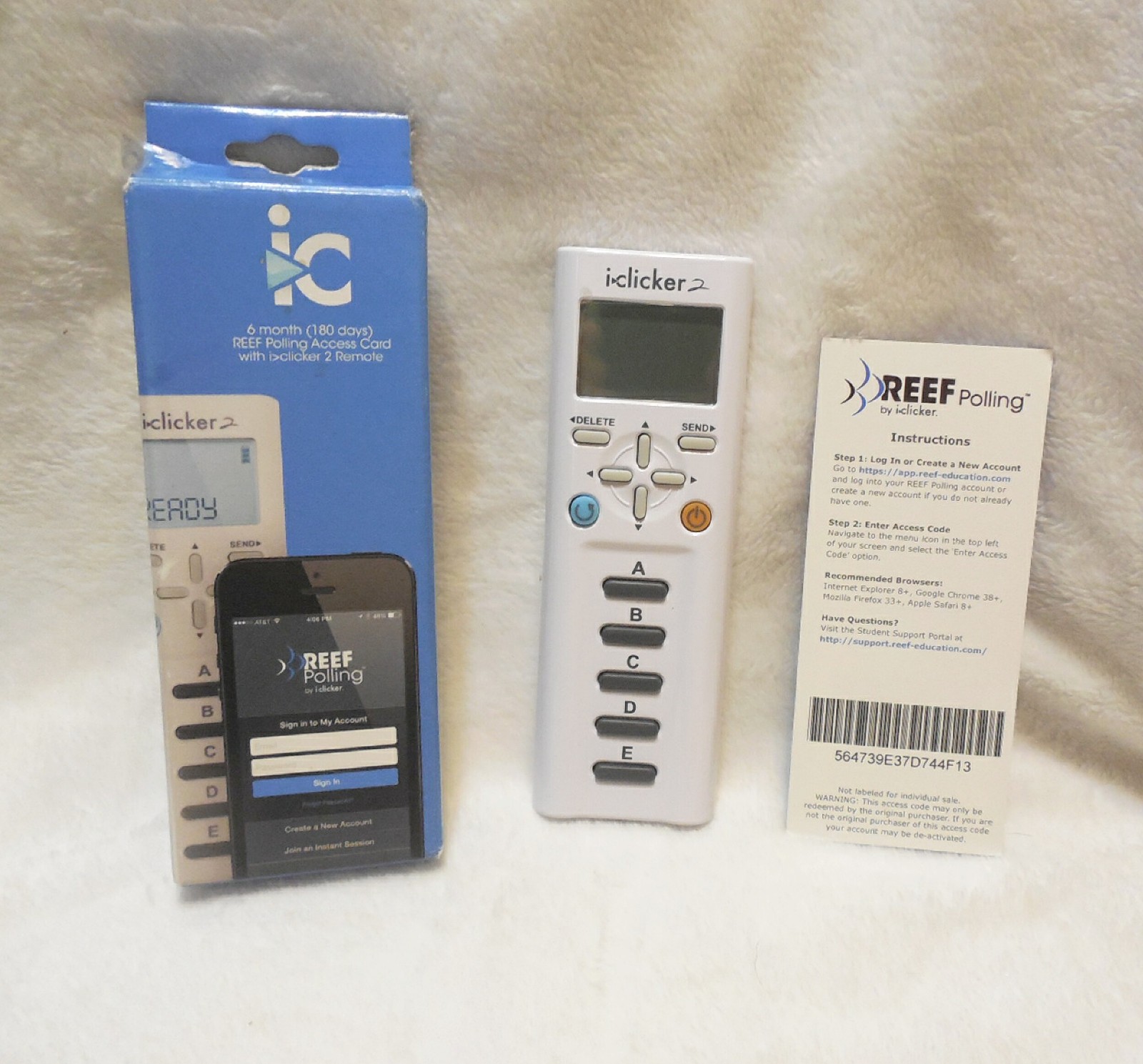 iClicker 2 Student Classroom Response Remote, Excellent, In Box
