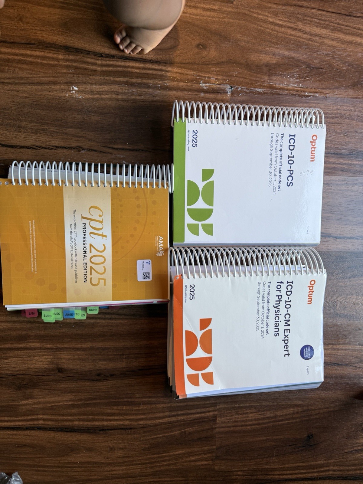 AMA CPT Book, ICD-10 Code Book, HCPCS Book – 2025 Physician Bundle