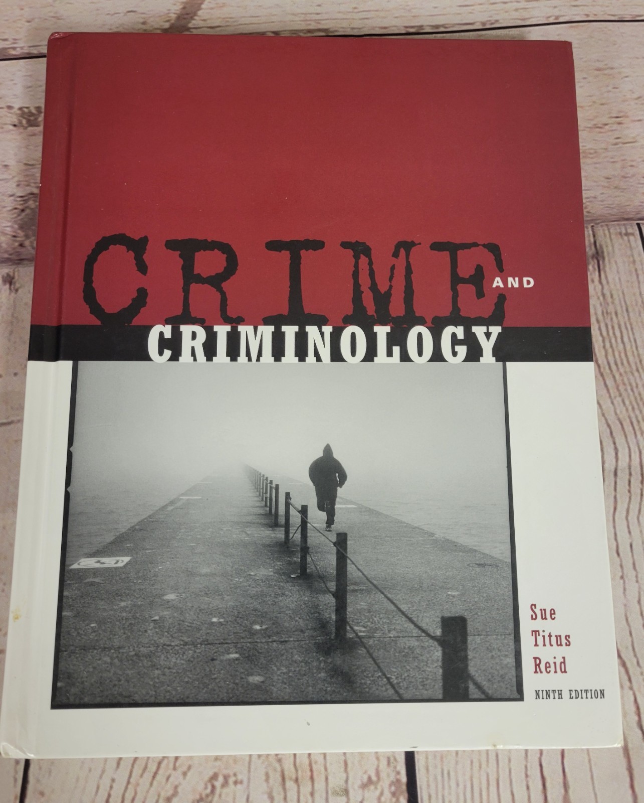Crime and Criminology – Hardcover By Sue Titus Reid Book Study History Theories
