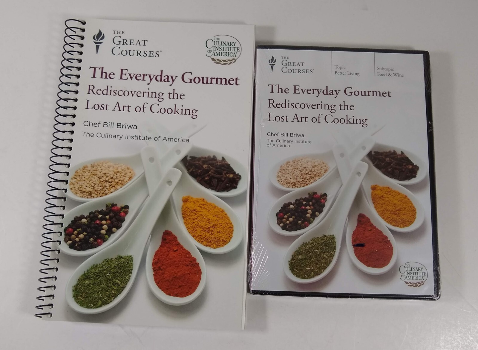 Great Courses Everday Gourmet Rediscovering the Lost Art of Cooking DVDs + Book
