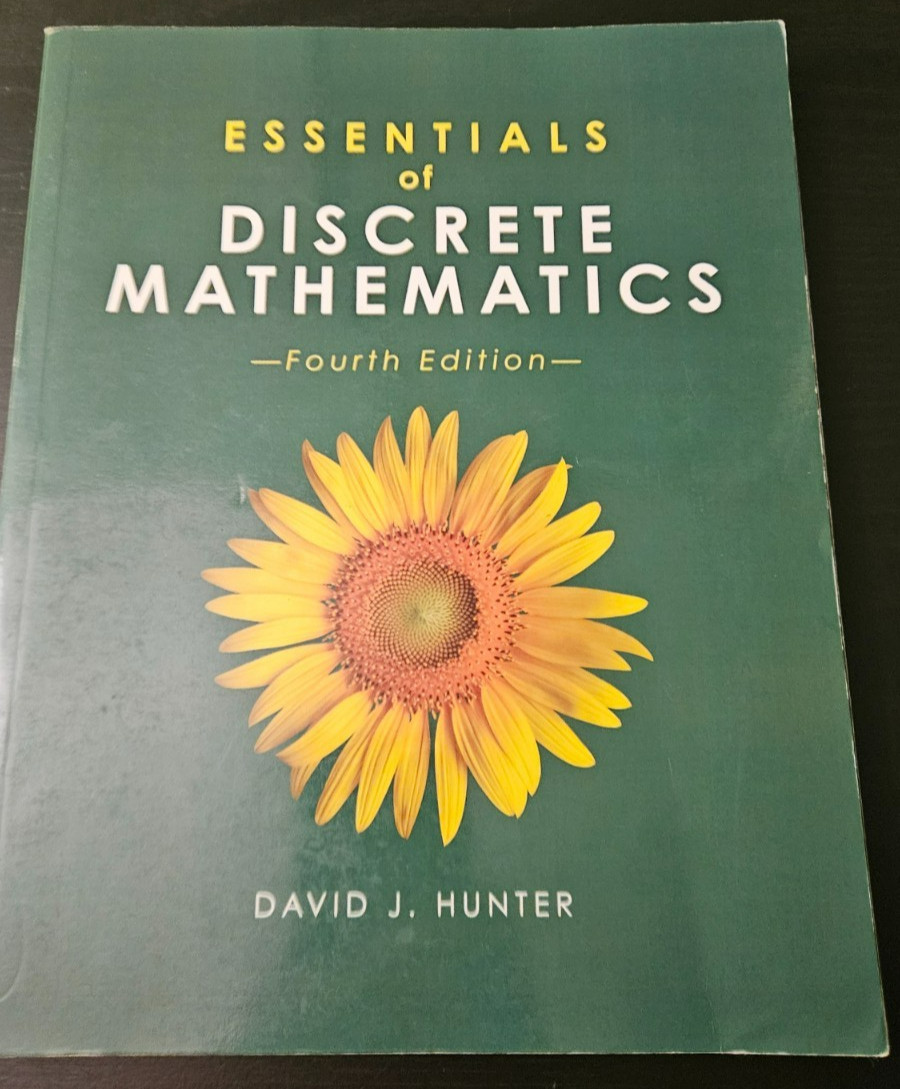 Essentials of Discrete Mathematics, Paperback, Hunter , 4th Edition, VERY GOOD