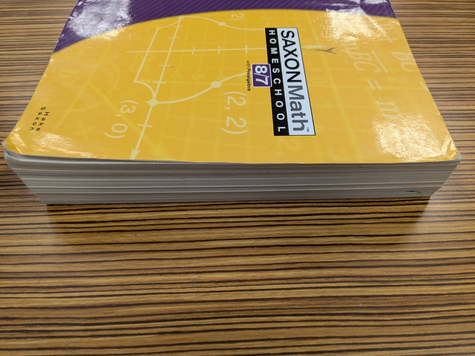 Saxon Math 8/7 with Prealgebra Homeschool Student Text Paperback 2005 Good