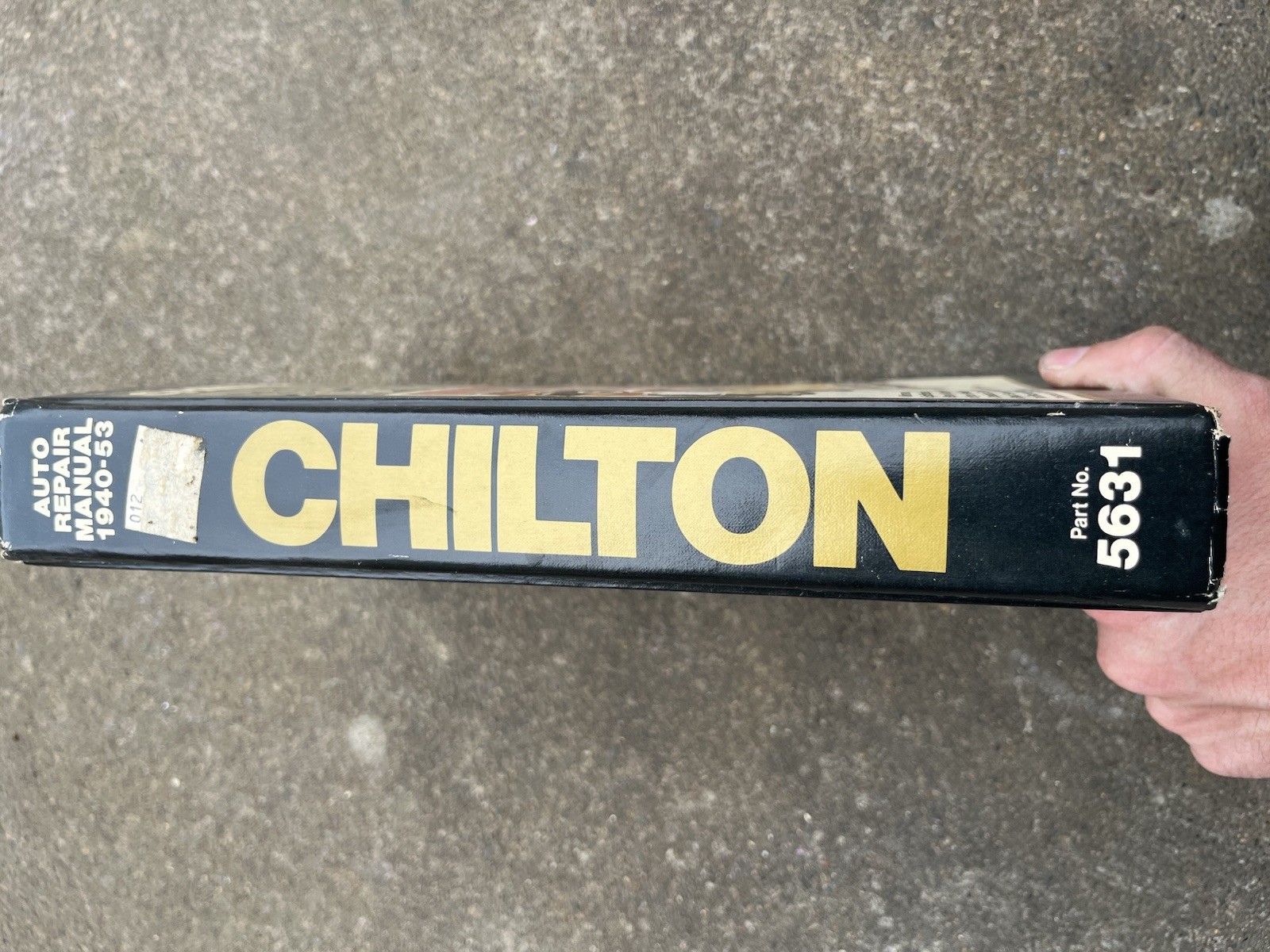 Chilton’s Auto Repair Manual 1940-1953 Collector’s Edition Part No. 5631