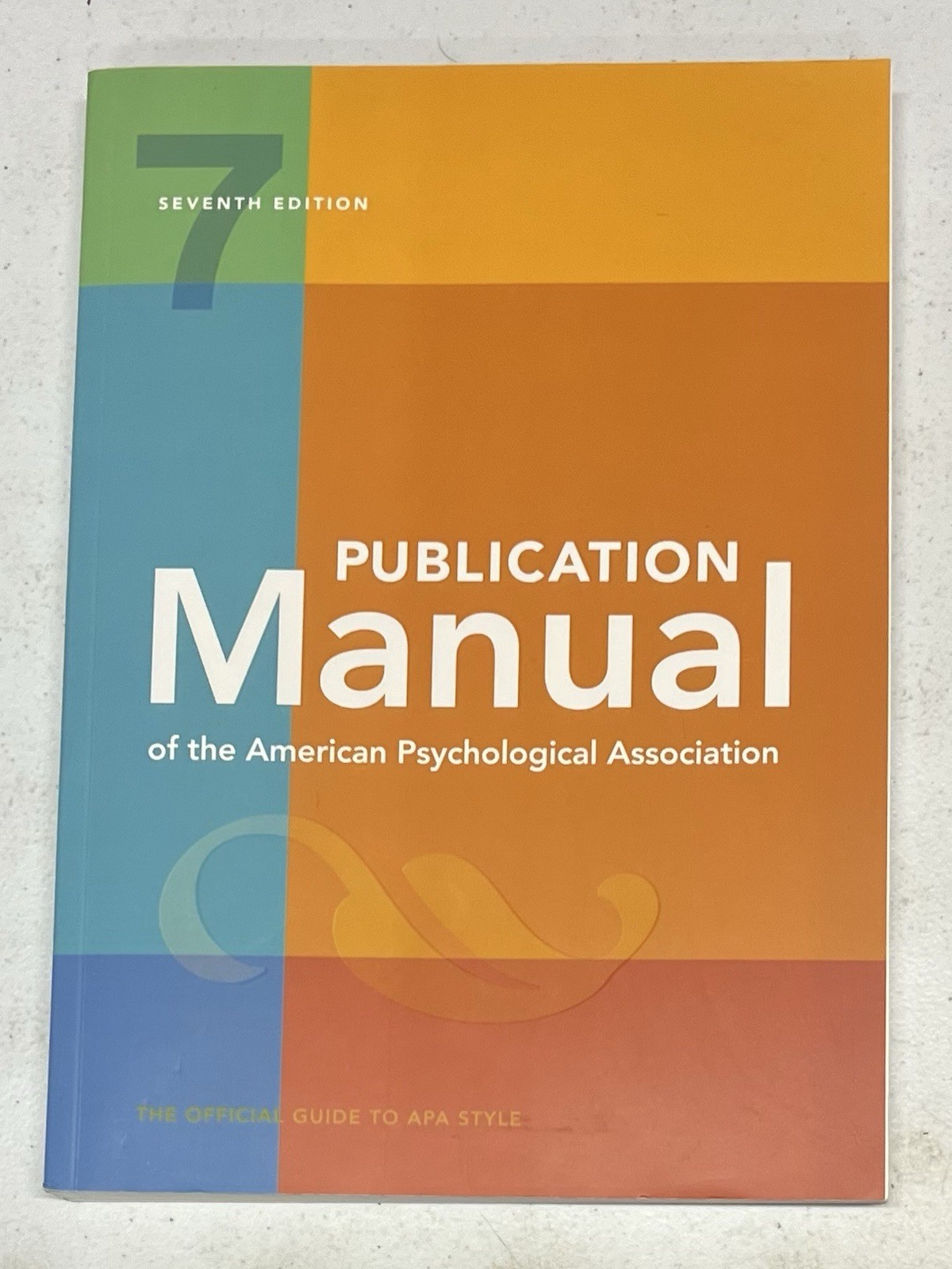 Publication Manual APA 7th Edition Paperback 2019 Psychological Association