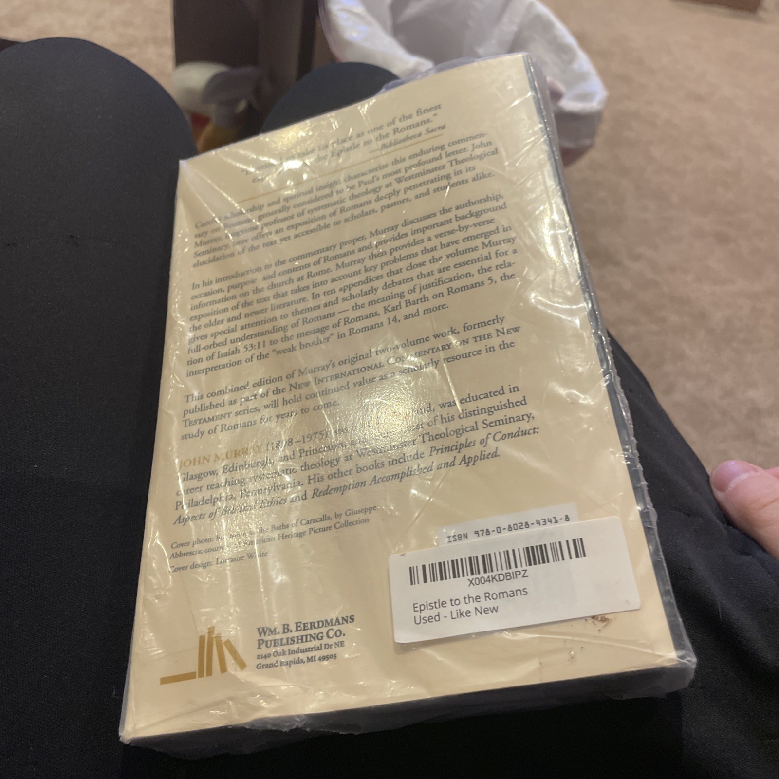 Epistle to the Romans (New Testament Commentary) By John Murray PB