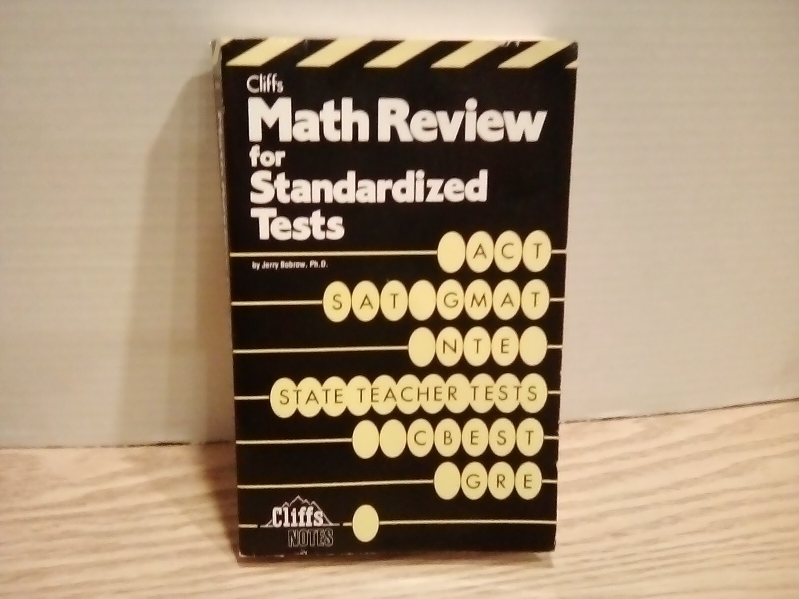 Cliffs 1985 Math Review for Standardized Tests by Jerry Bobrow Paperback EX.