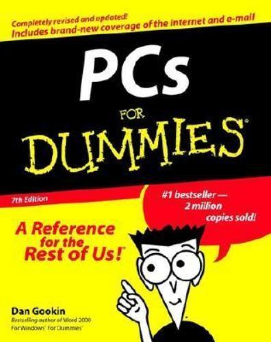 PCs For Dummies – 1999 7th Edition Paperback by Dan Gookin – Brand New