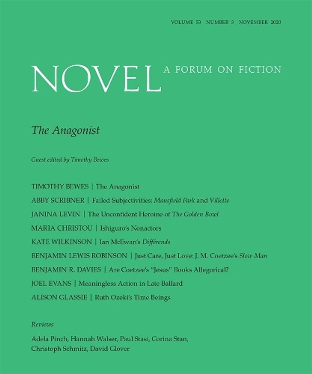 The Anagonist by Timothy Bewes (English) Paperback Book