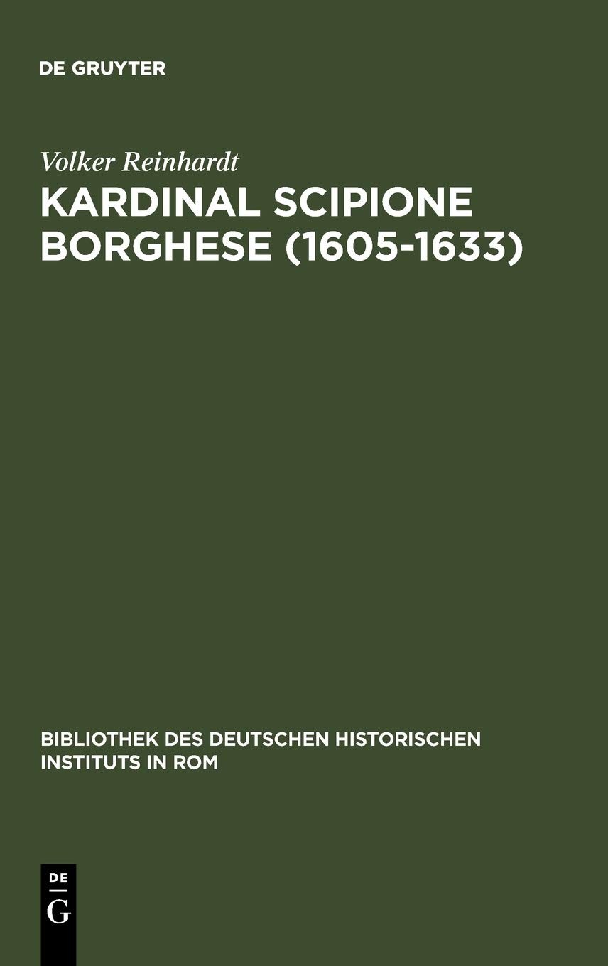 Kardinal Scipione Borghese (1605-1633) [Print on Demand (Hardcover)]