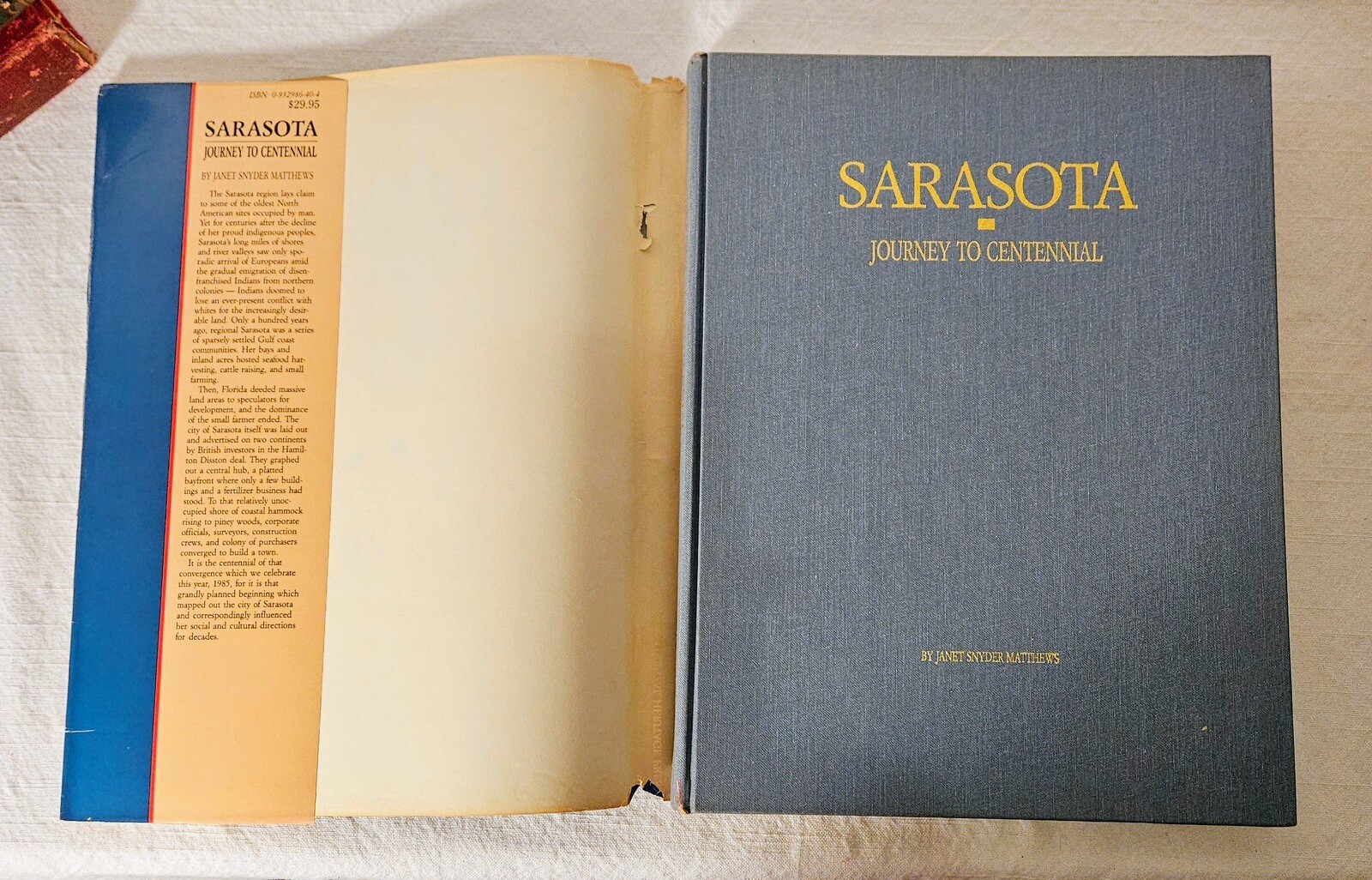 Journey To Centennial Sarasota Jan Matthews Hardback – NEW