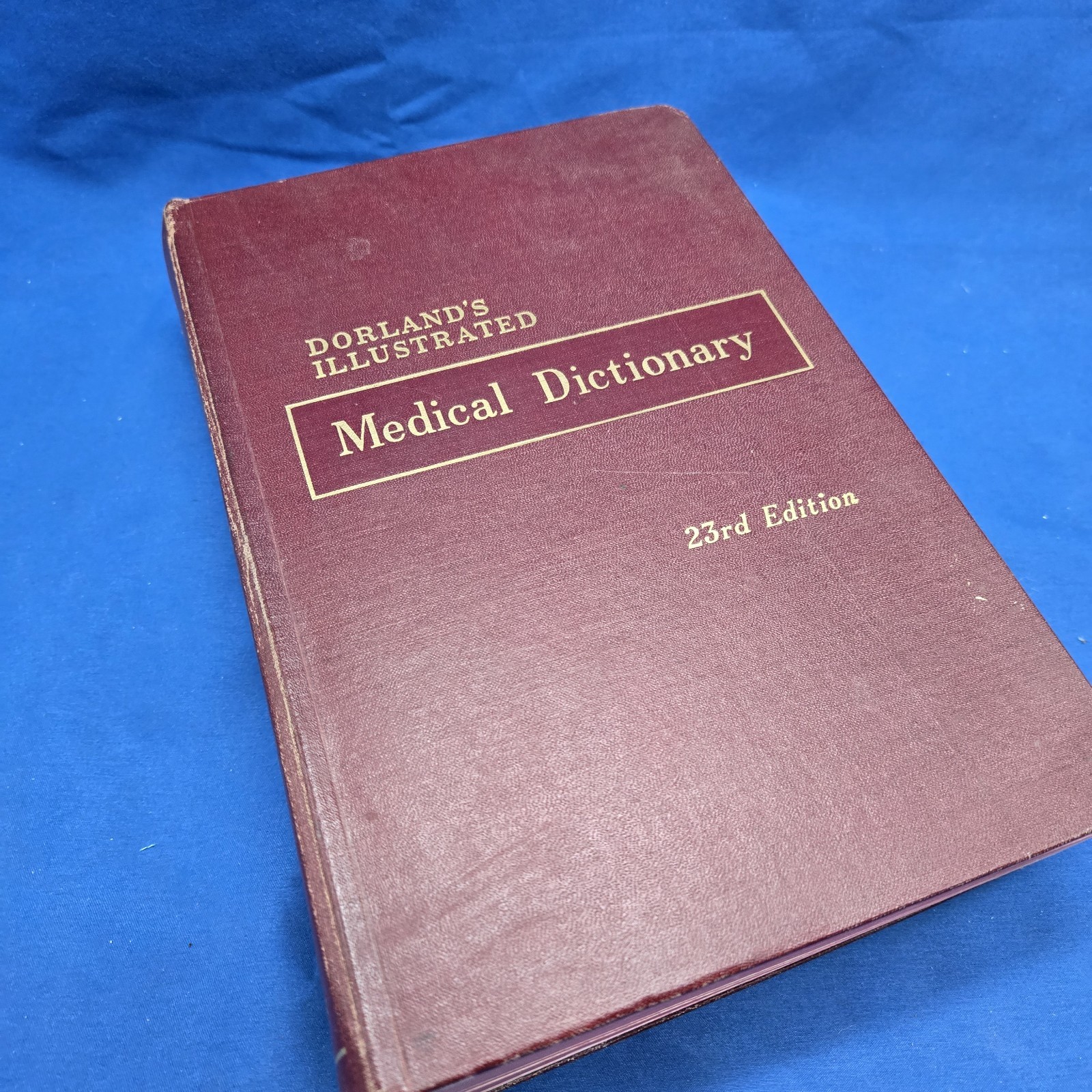 Vintage Dorlands Illustrated Medical Dictionary 23rd Edition 1964 Hardcover