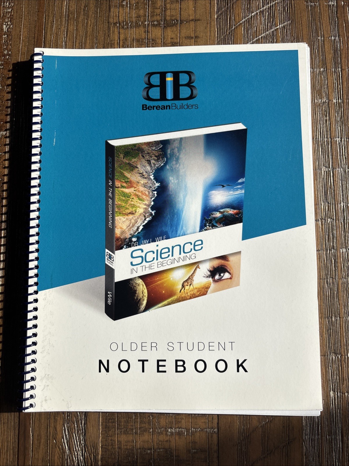 Berean Builders Science In The Beginning Older Student Notebook Clean Pages