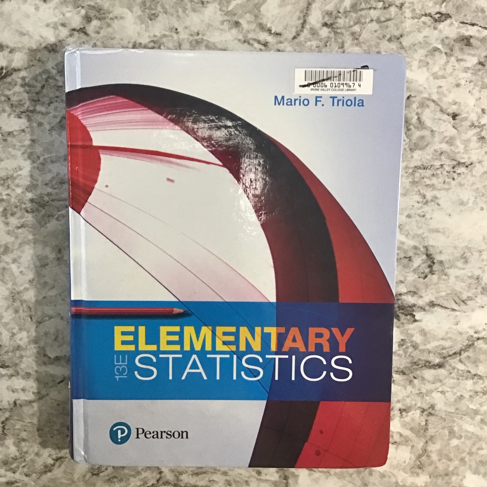Elementary Statistics – Hardcover, by Triola Mario – Very Good