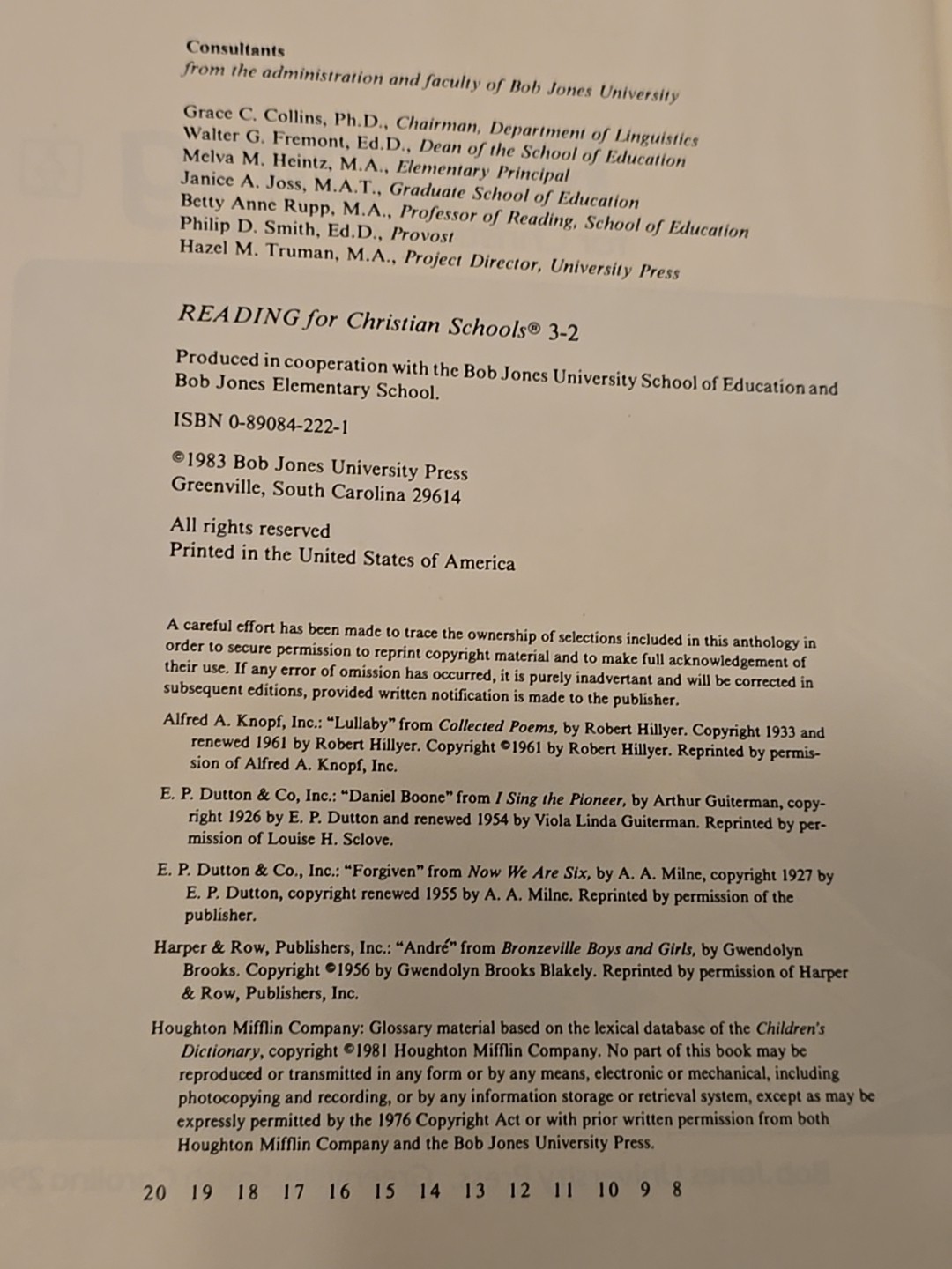 10 English Skills Reading for Christian Schools & Teachers Edition