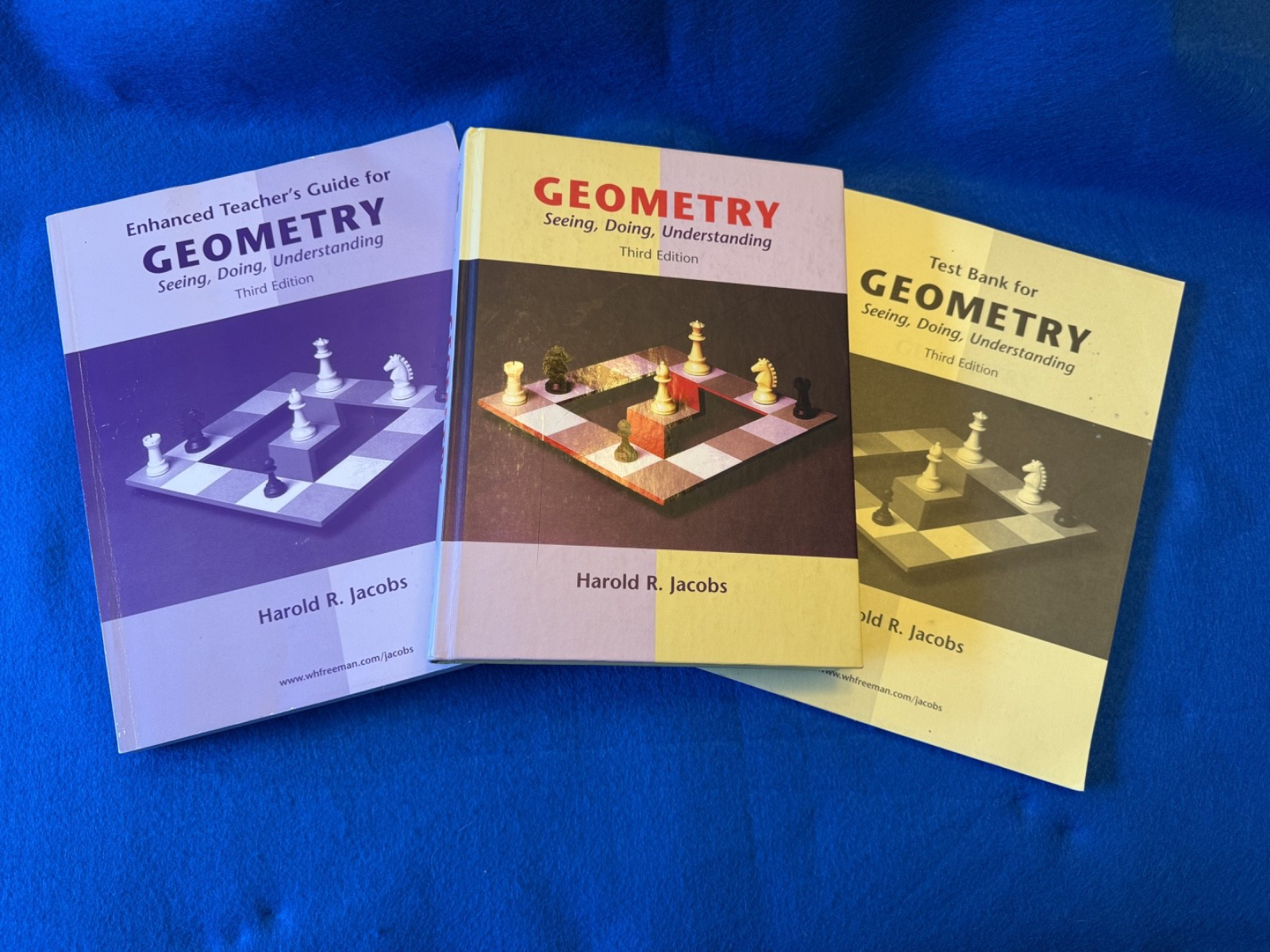 Geometry Seeing Doing Understanding 3rd Ed. Jacobs Textbook Teacher Set- Unused!