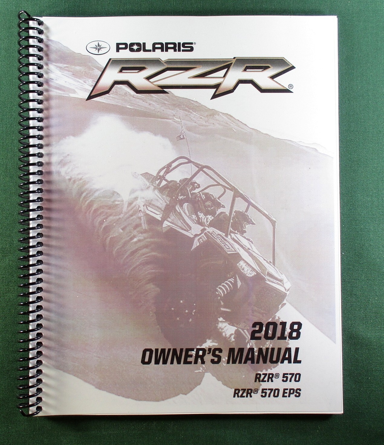 2018 Polaris RZR 570 / EPS Owner’s Manual: 151 Pages & Protective Covers!