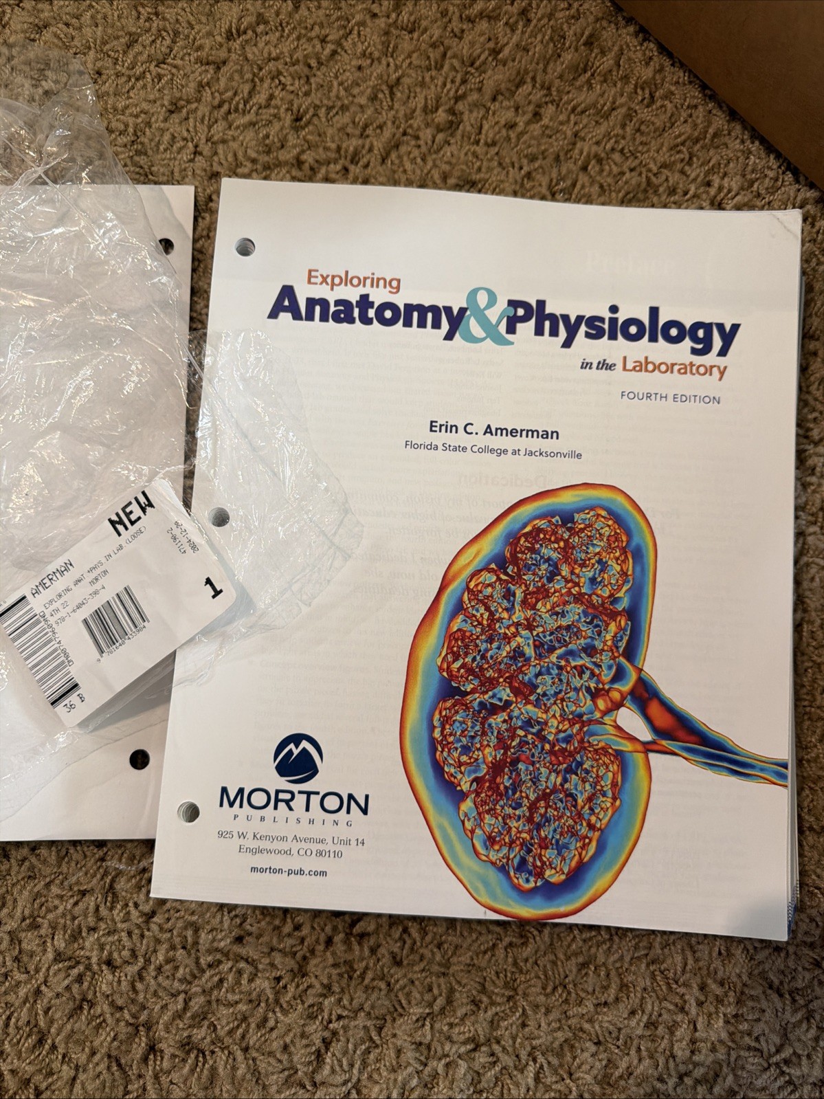 Exploring Anatomy & Physiology in the lab 4th Ed 9781640433984 Loose Leaf