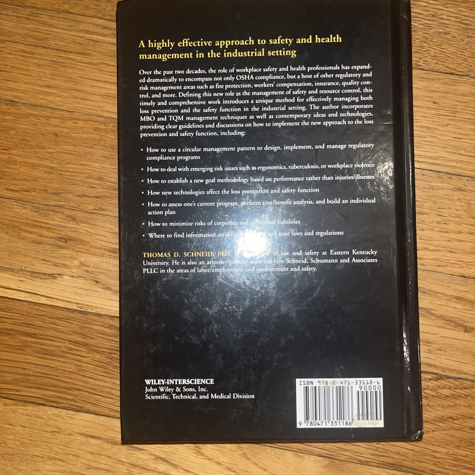 Modern Safety and Resource Control Management, Hardcover by Schneid, Thomas