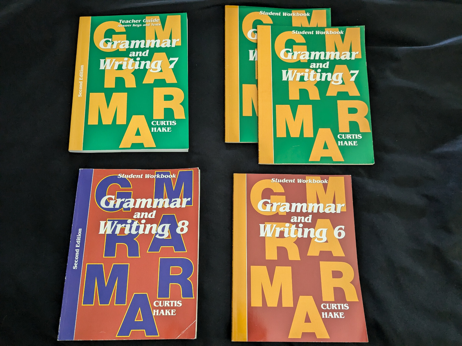 Grammar and Writing Curtis Hake Levels 6, 7, & 8 sold separately UNUSED