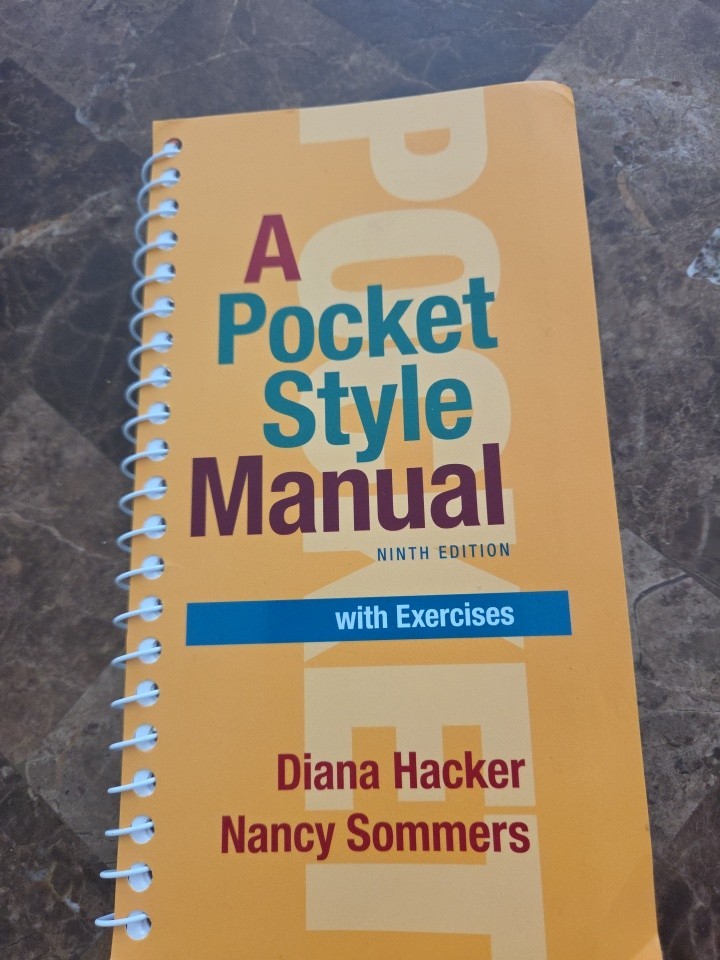 A Pocket Style Manual – Spiral-bound By Hacker, Diana