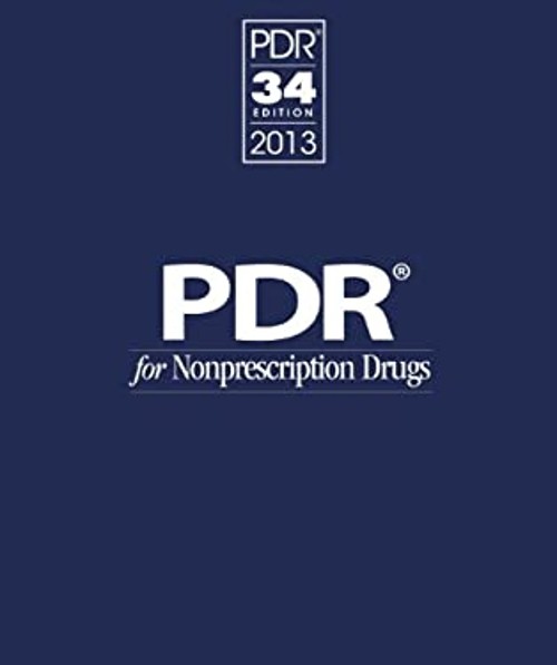 PDR for Nonprescription Drugs 2013 Hardcover PDR Staff