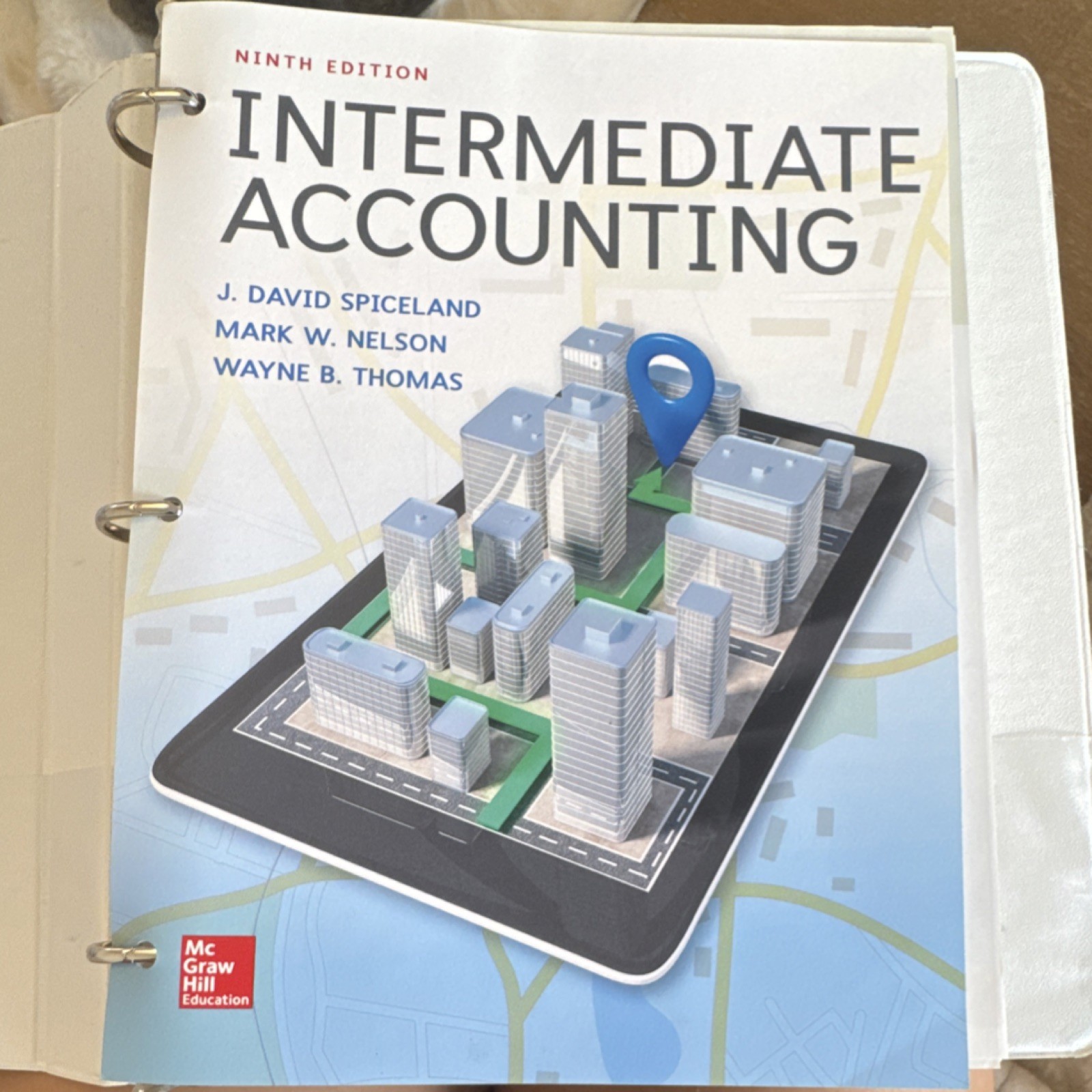 Intermediate Accounting Spiceland Nelson Thomas Ninth Edition Loose-Leaf