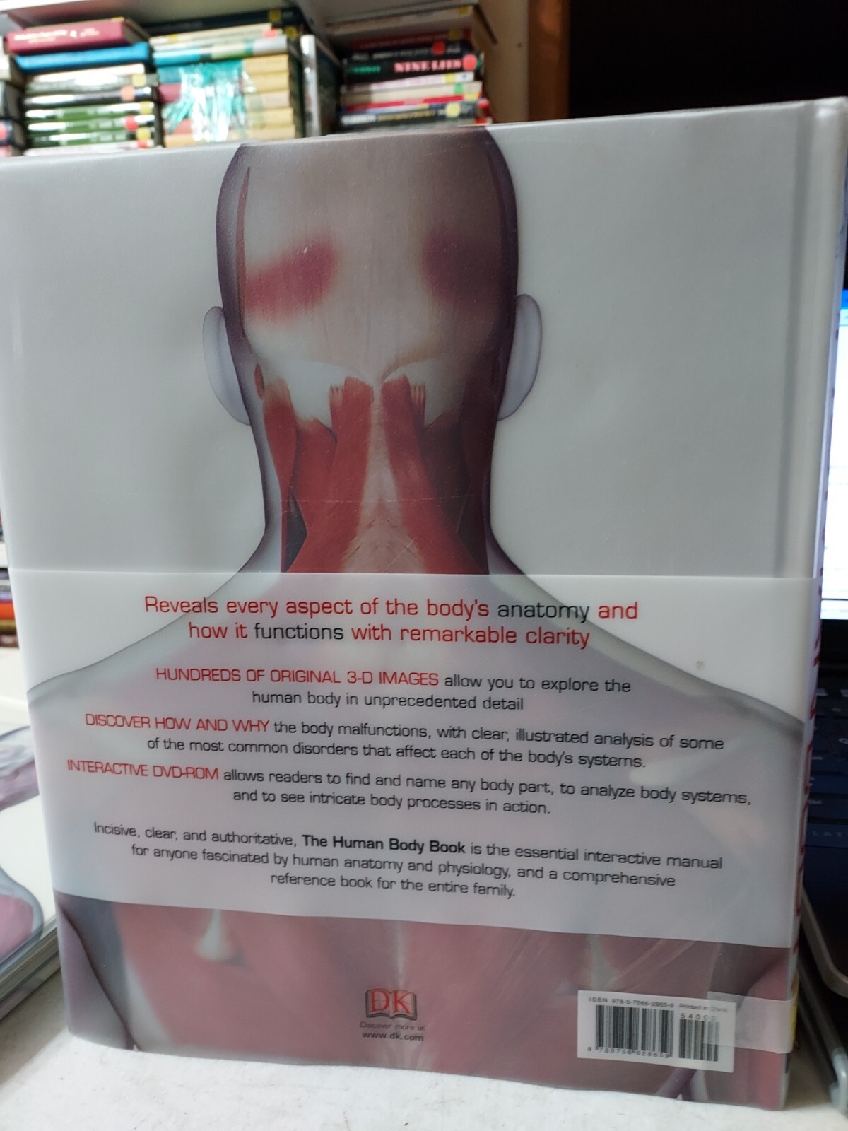 The Human Body Book with DVD by Steve Parker DK Publishing (2007,HCDJ) T6D
