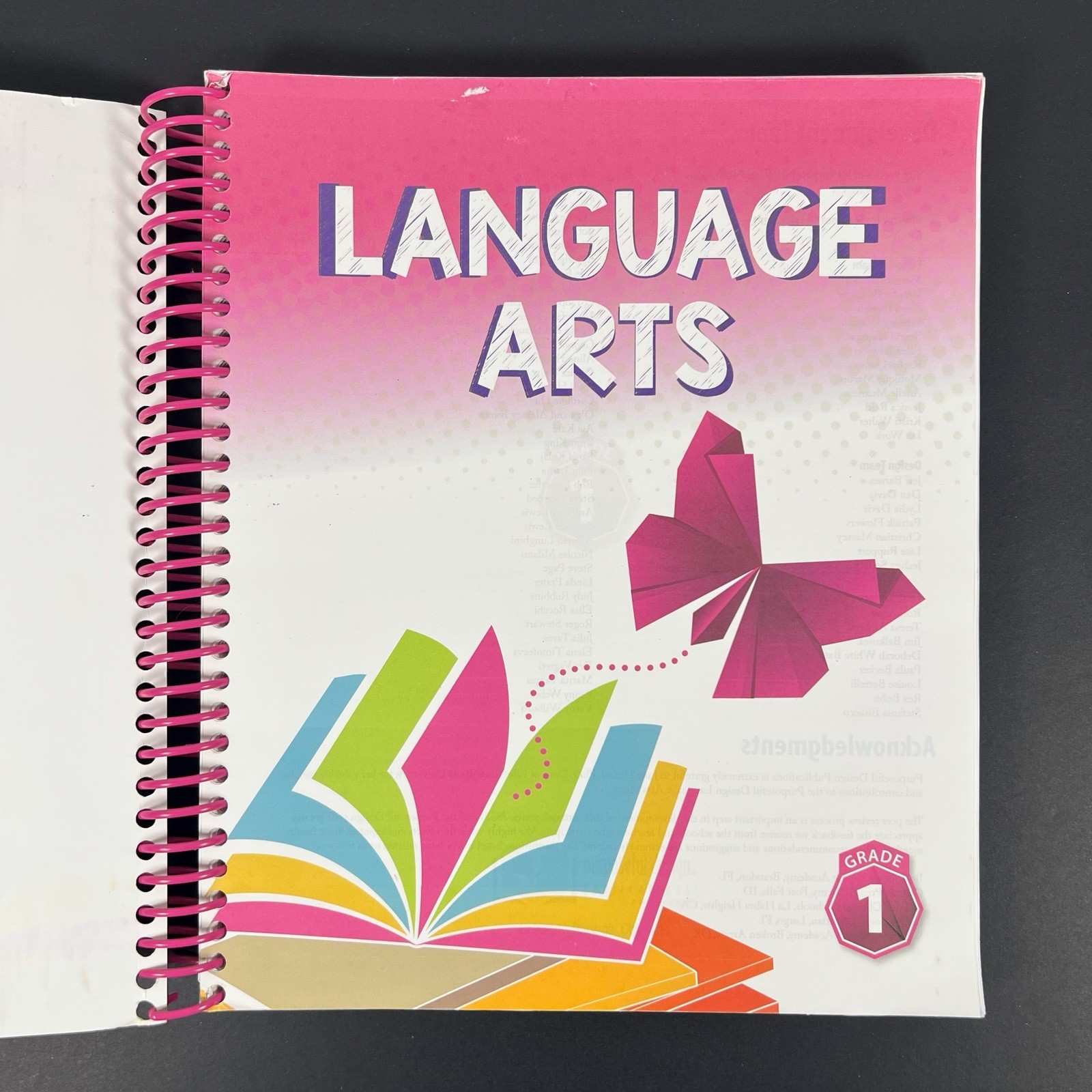 Purposeful Design Language Arts Grade 1 Teacher Edition Book 2020 Spiral-Bound