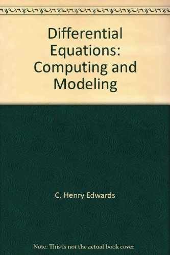 Differential Equations: Computing – Hardcover, by C. Henry Edwards – Very Good