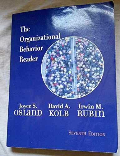 The Organizational Behavior Reader – Paperback, by Osland Joyce S.; – Very Good