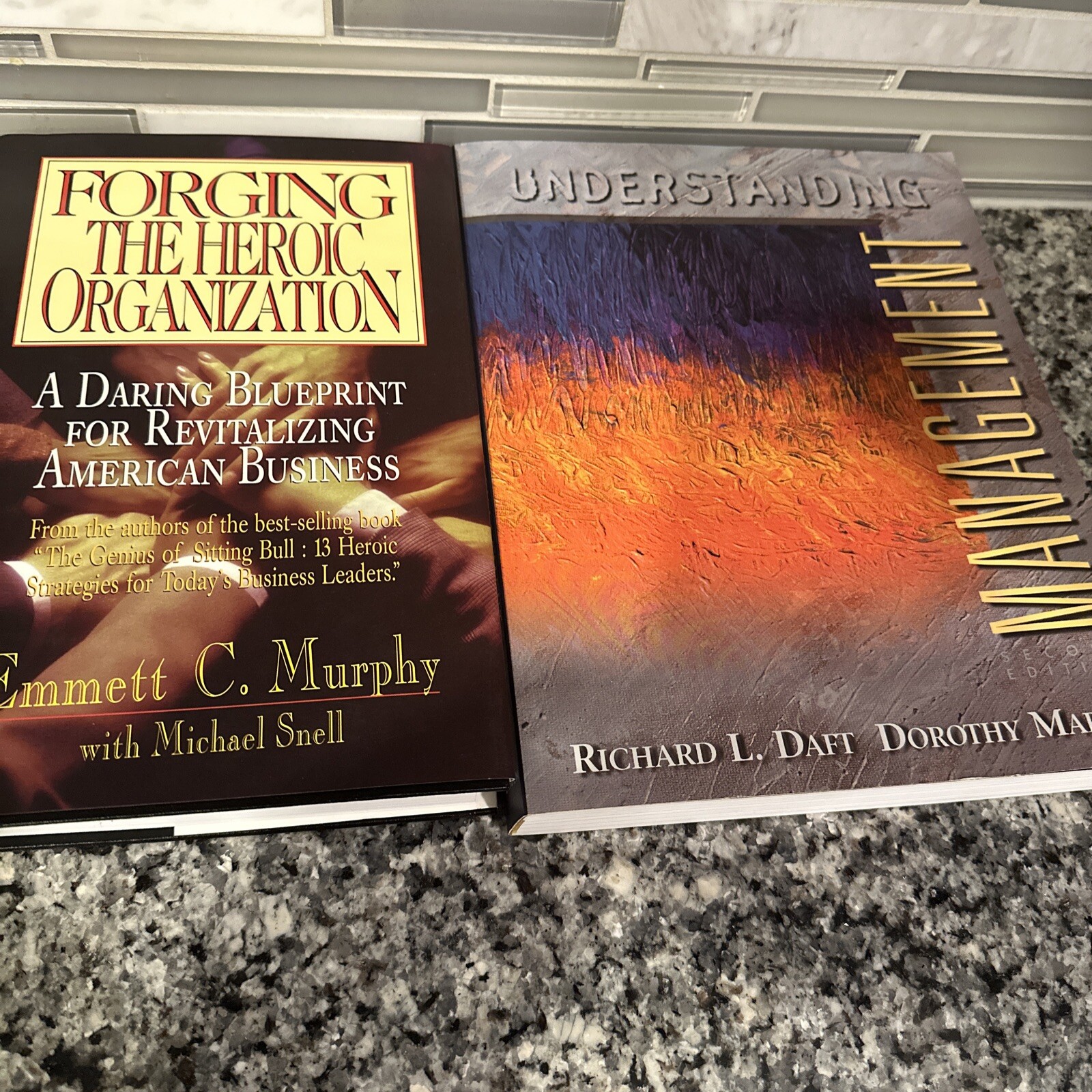 Biz Management Book Lot 2 FORGING THE HEROIC ORGANIZATION Understanding Leader