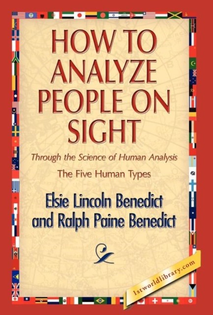 Benedict – How to Analyze People on Sight – New hardback or cased book – X555z