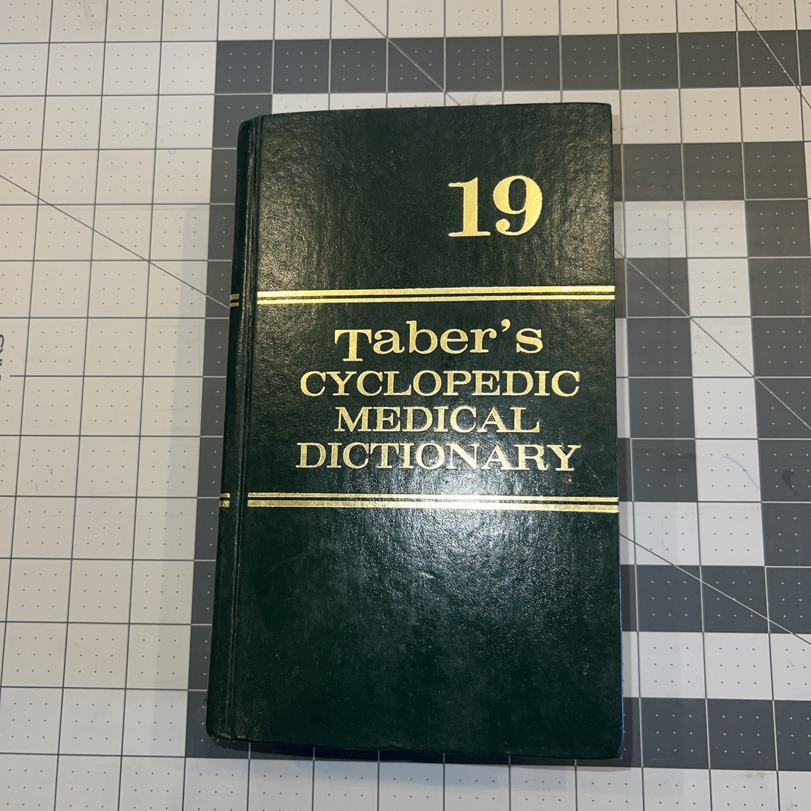 Book Taber’s Cyclopedic Medical Dictionary Edition 19