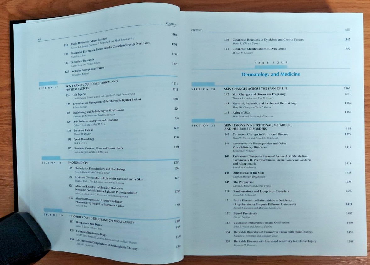 Fitzpatrick’s Dermatology in General Medicine Volume 1 & 2 Sixth Edition Books