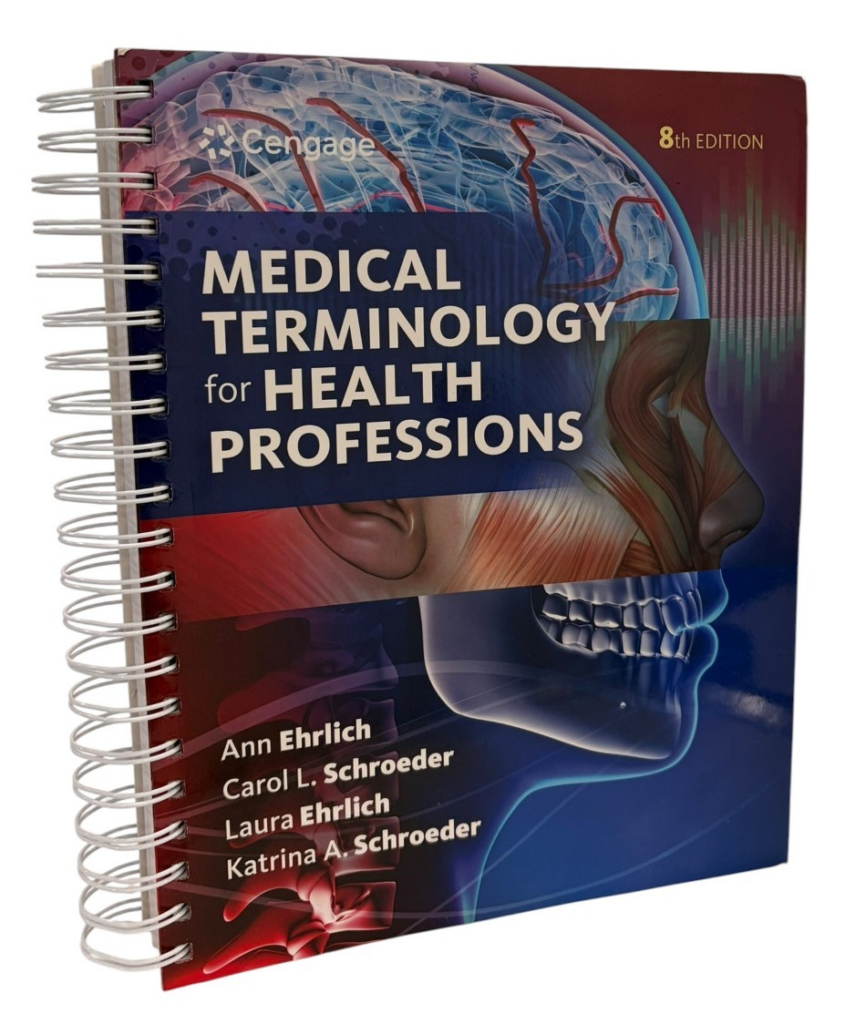 Medical Terminology for Health Professions 8th Ed Ehrlich Cengage Spiral
