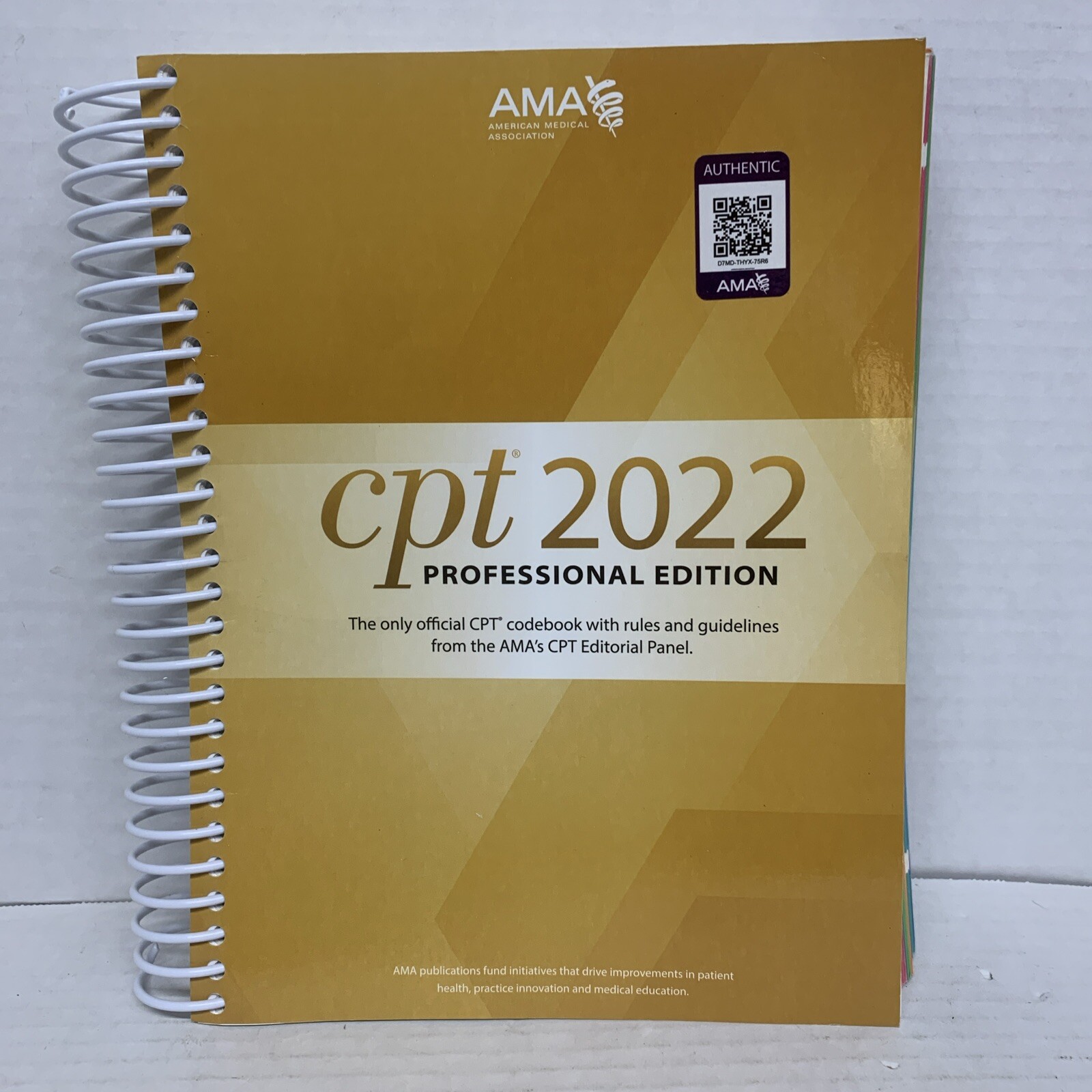 CPT 2022: Professional Edition Codebook with Rules and Guidelines from AMA