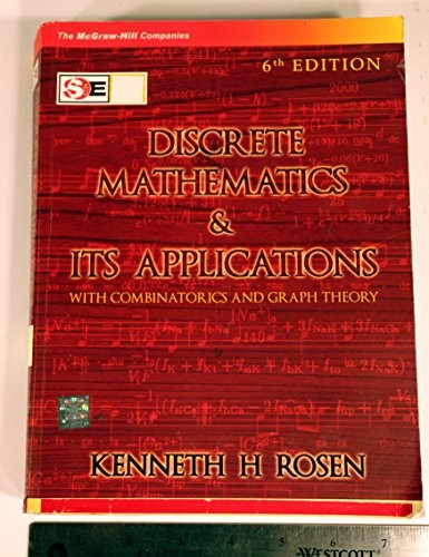 DISCRETE MATHEMATICS AND ITS APPLICATIONS By Kenneth H. Rosen **BRAND NEW**