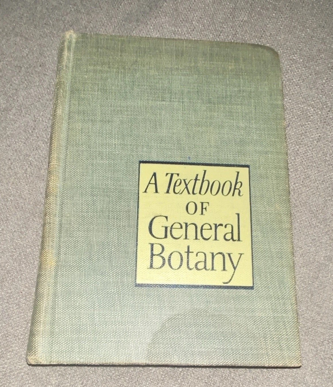 A Textbook of General Botany 4th Ed 1944 Hardcover Illustrated Macmillan