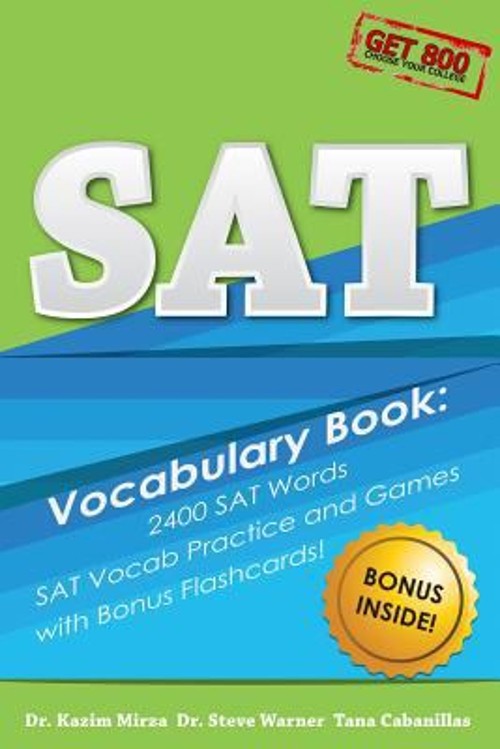 Sat Vocabulary Book : 2400 Sat Words, Sat Vocab Practice and Game