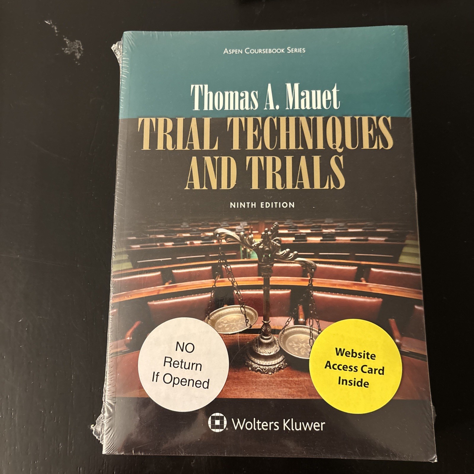 By Thomas A. Mauet – Trial Techniques and Trials Ninth Edition Paperback Book