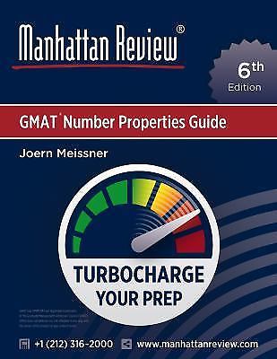 Manhattan Review GMAT Number Properties Guid- Meissner, 9781629260587, paperback