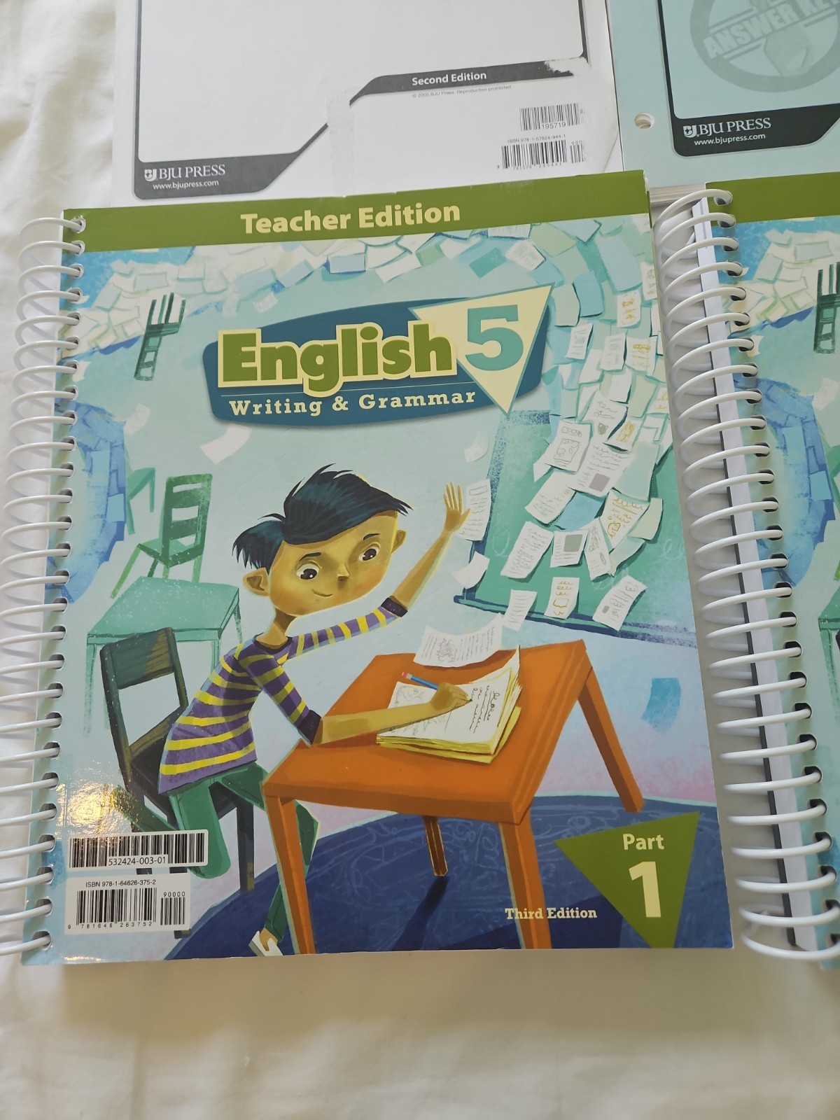 BJU English 5 Writing & Grammar, 3rd ed. Teacher Books Test & Key ( C)