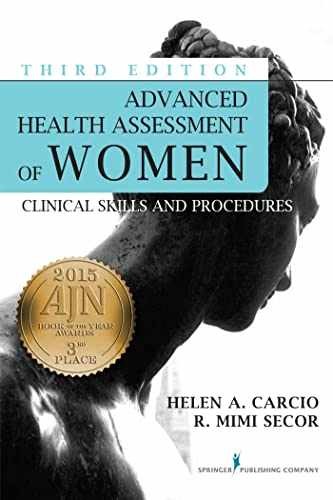 Advanced Health Assessment of – Paperback, by Carcio Helen A. – Very Good x