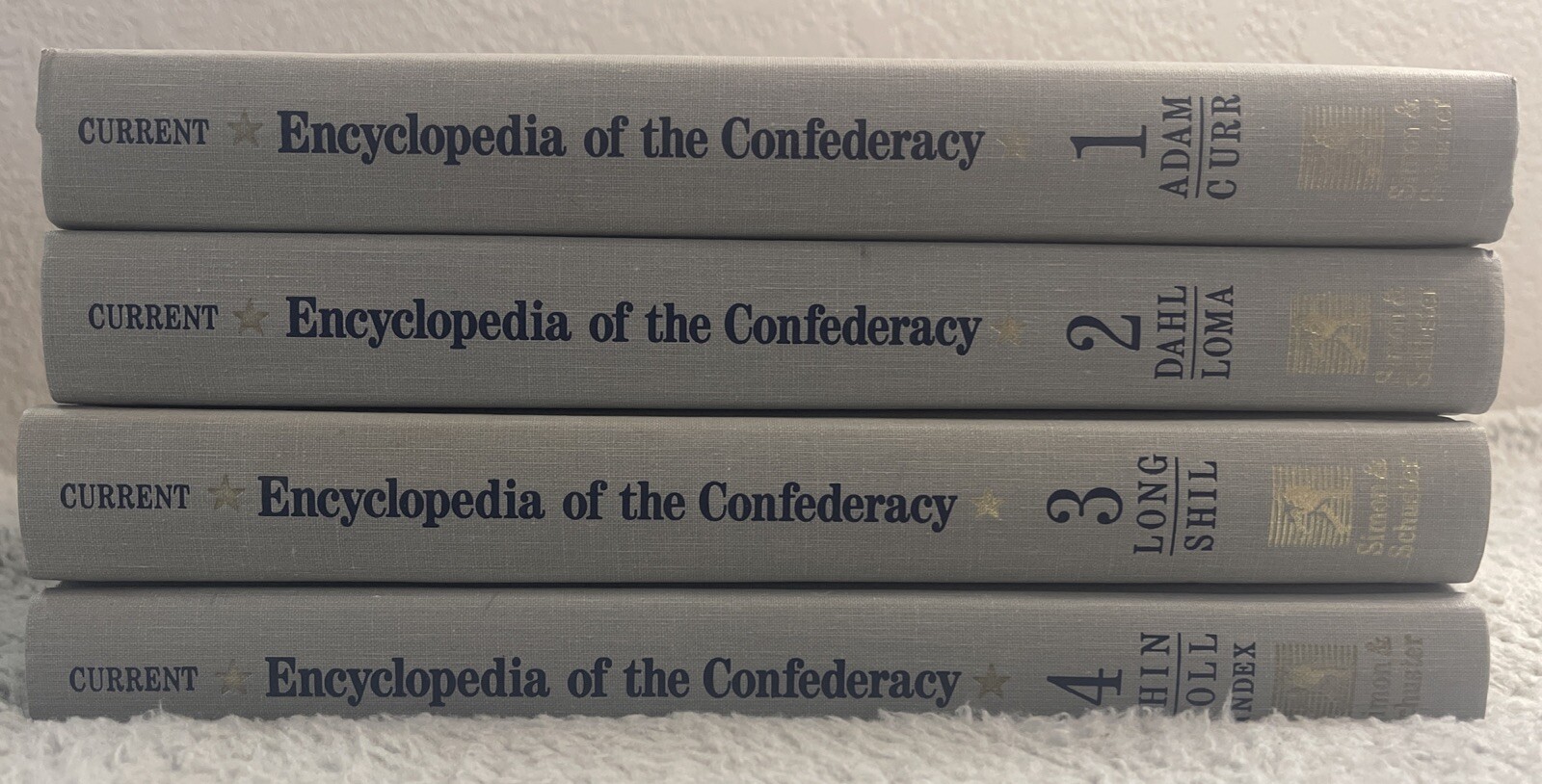 Encyclopedia of the Confederacy by Richard Nelson Current: Volumes 1-4 The South