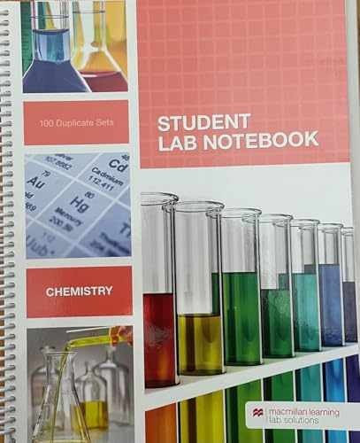 2024 – Student Lab Notebook Spiral Bound: 100 Carbonless Duplicate – Very Good o