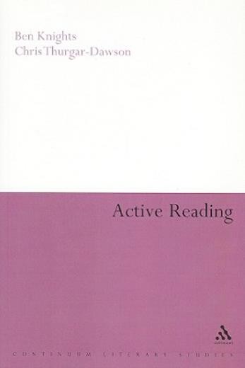 Active Reading: Transformative Writing In Literary Studies