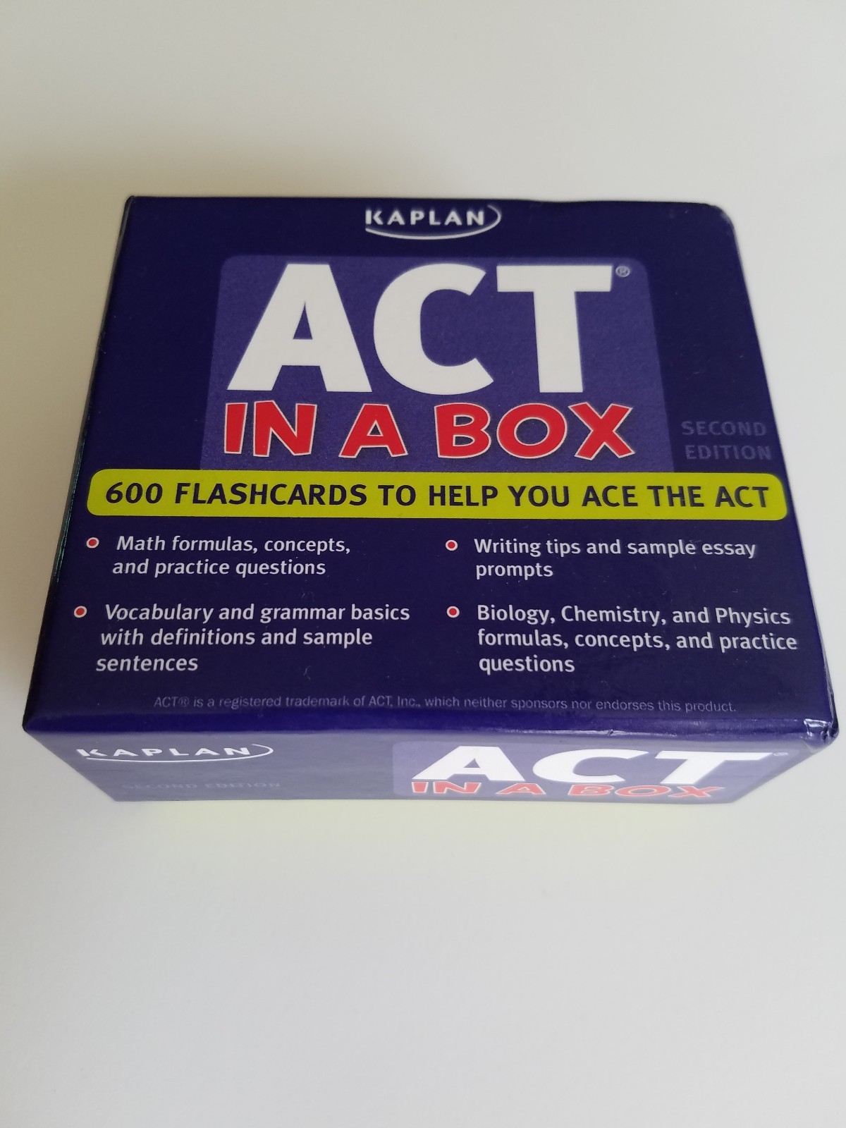 Kaplan Test Prep: Kaplan ACT in a Box by Kaplan Higher Education Staff (2009,…
